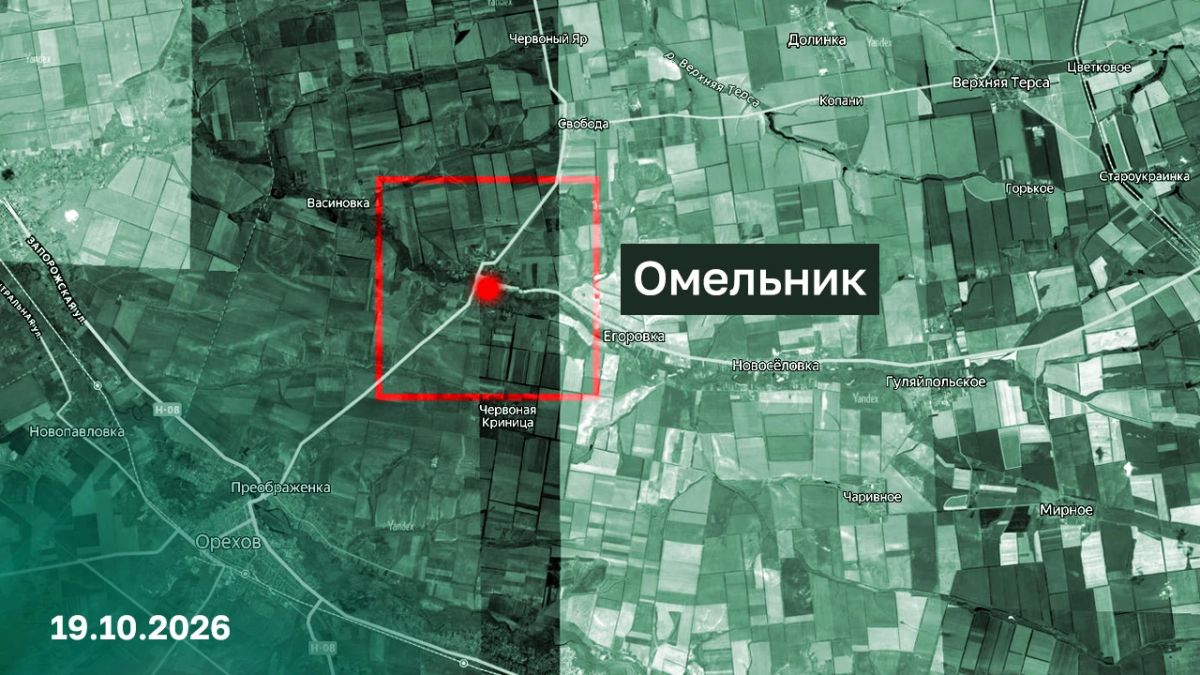Минобороны России: Подразделения группировки войск «Восток» освободили населенный пункт Омельник Запорожской области