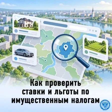 Управление ФНС России по Запорожской области разъясняет, как проверить ставки и льготы по имущественным налогам