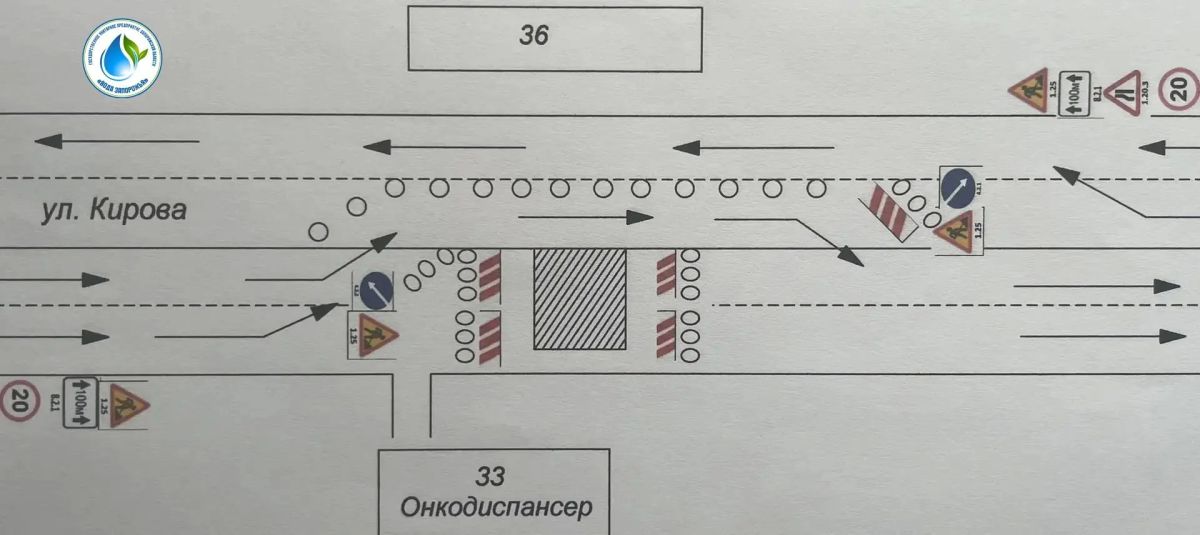 В Мелитополе временно перекроют движение в центральной части города