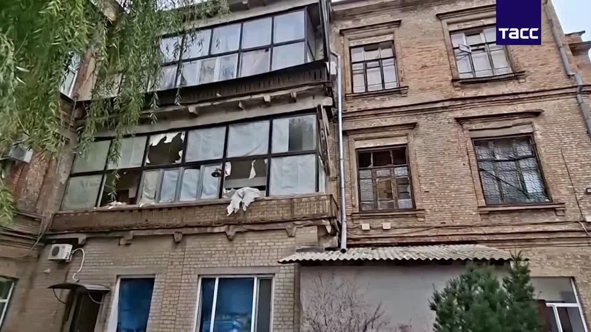 Здание Мелитопольского краеведческого музея повреждено при ночной атаке ВСУ