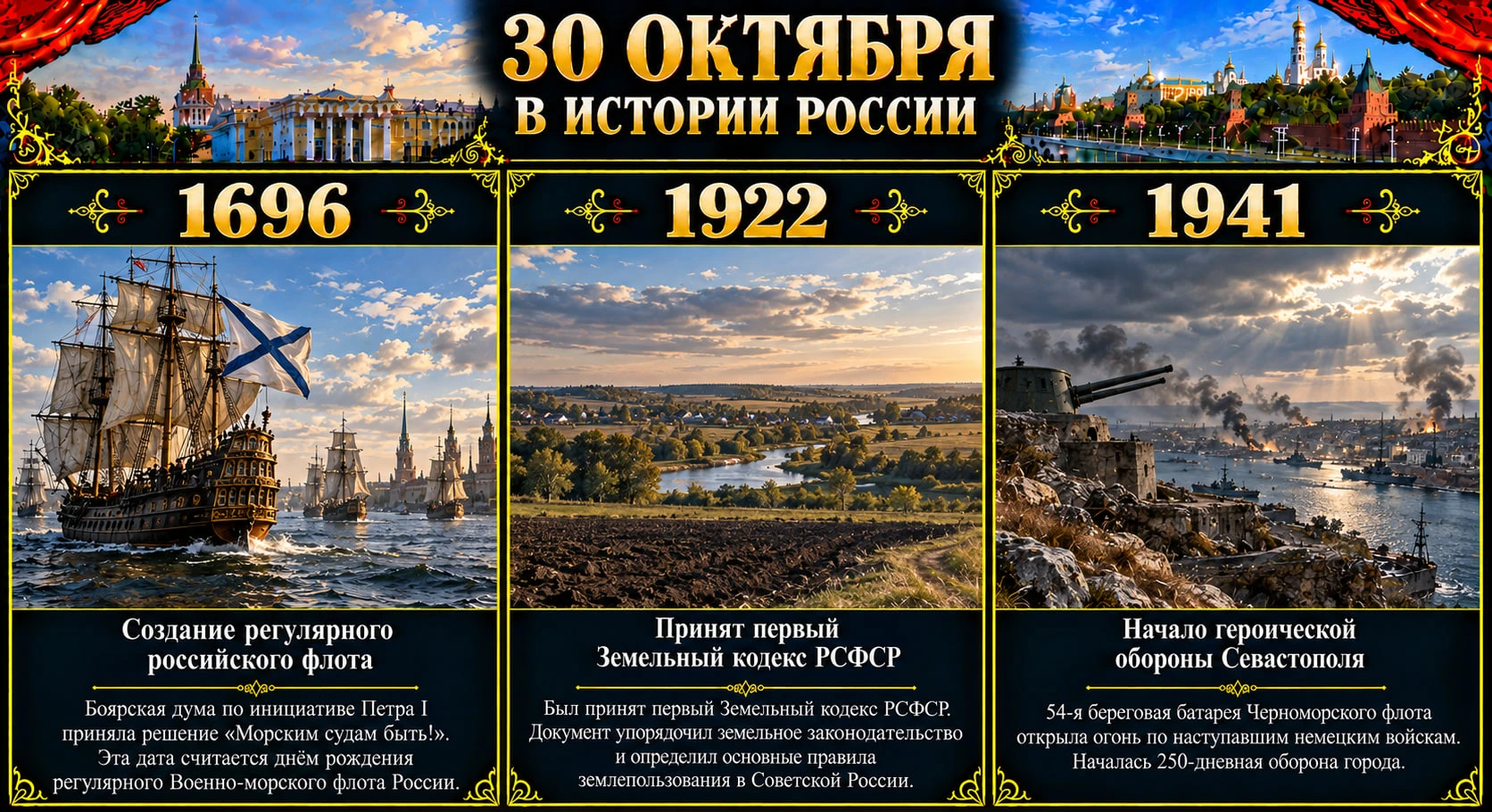 30 октября в истории России
